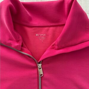 Athleta Seasoft Quarter Zip in Dahlia